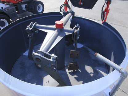 Type-3000 flat-mouth self-loading mixer truck